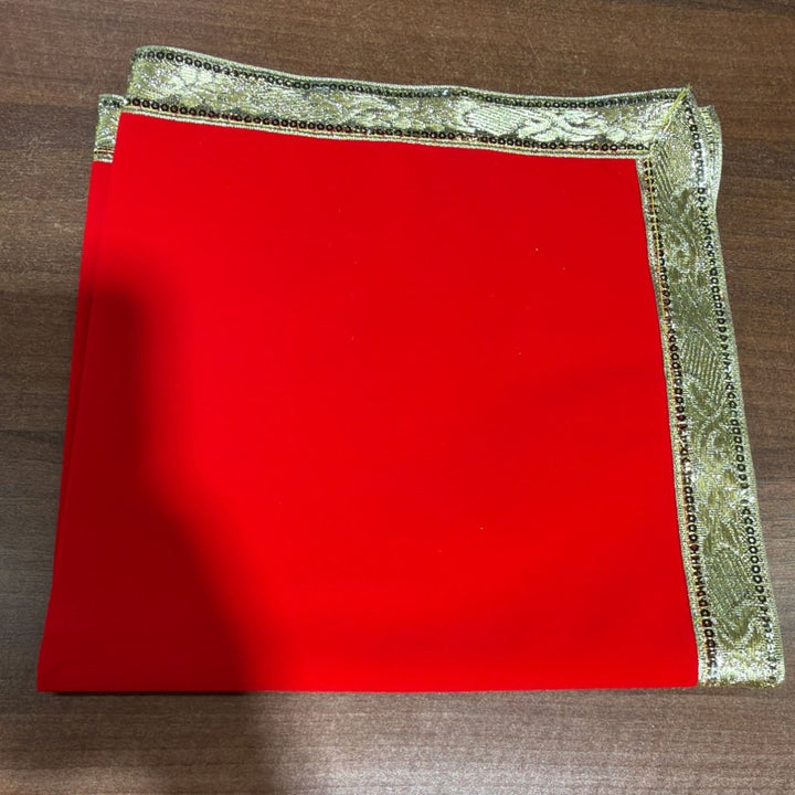 Velvet Plain Aasan - 20x20 - ALLI BHAVAN