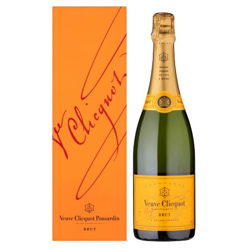 VEUVE CLICQUOT YELLOW LABEL BRUT CHAMPAGNE - 75CL - VEUVE