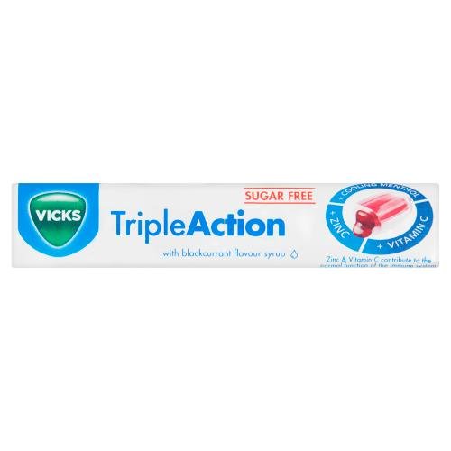 VICKS TRIPLE ACTION LOZENG - 42G - VICCO