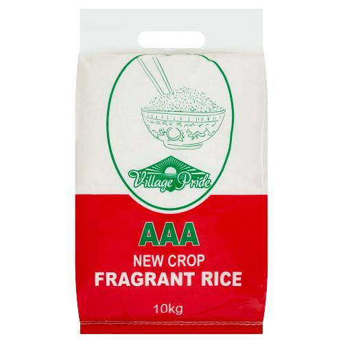 VILLAGE PRIDE 100% JASMINE FRAGRANT RICE - 10KG - VILLAGE PRIDE