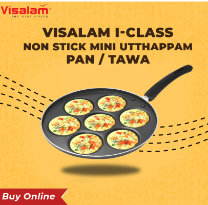 VISALAM MINI UTHAPPAM 7 CAVITY - 1L - VISALAM