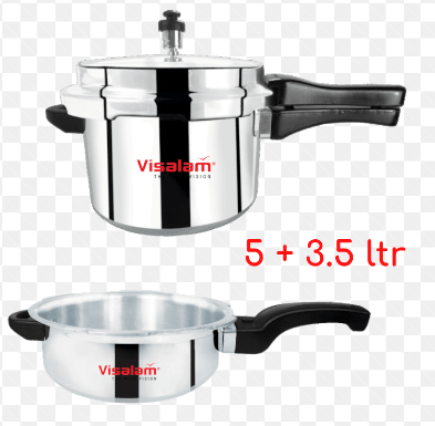 VISALAM SMART COOKER COMBO - 5L+3.5L - VISALAM