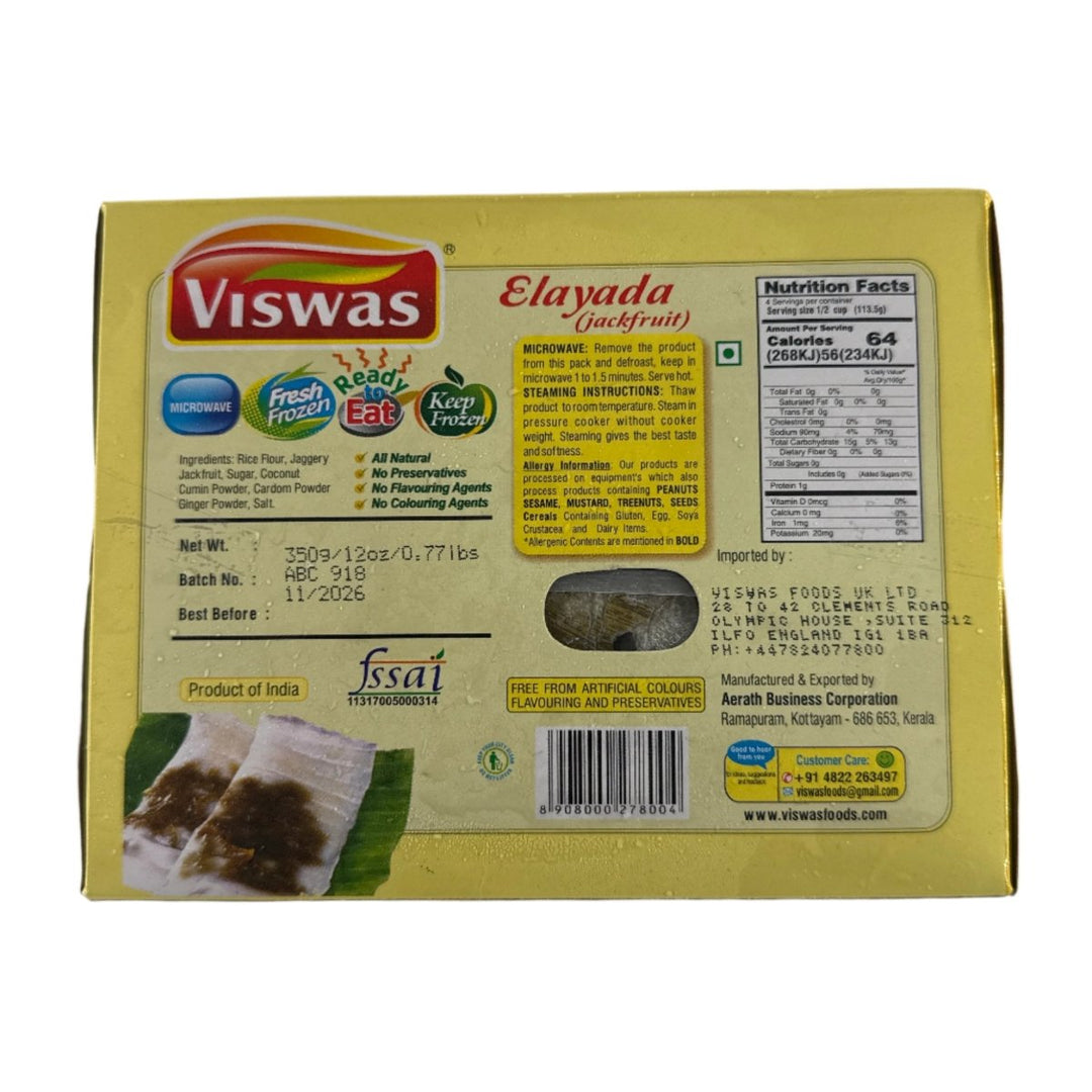 Viswas Frozen Elayada(jackfruit) Ready To Eat - 350g - VISWAS
