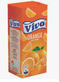 VIVO ORANGE JUICE - 200ML - VIVO