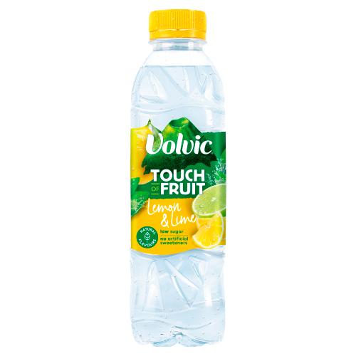 VOLVIC TOUCH OF FRUIT LEMON & LIME - 500ML - VOLVIC