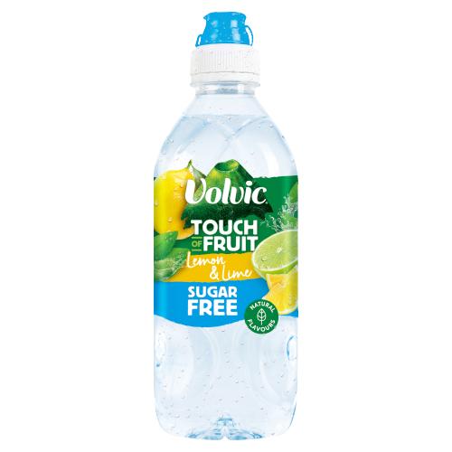 VOLVIC TOUCH OF FRUIT LEMON & LIME SUGAR FREE - 750ML - VOLVIC