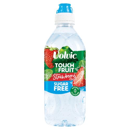 VOLVIC TOUCH OF FRUIT STRAWBERRY SUGAR FREE - 750ML - VOLVIC