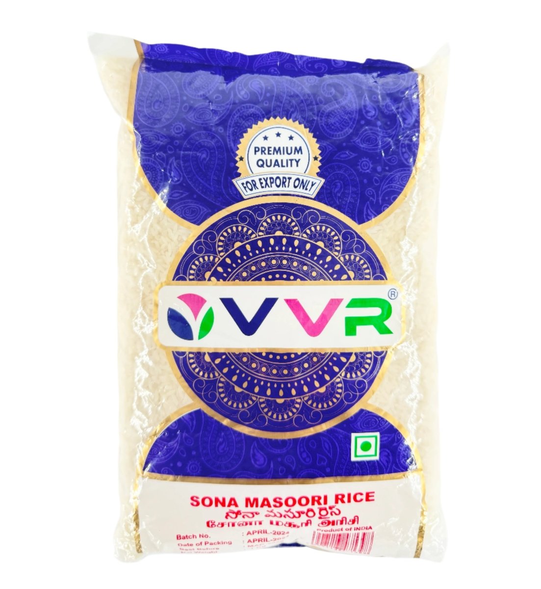 Vvr Sona Masoori Rice - 1kg