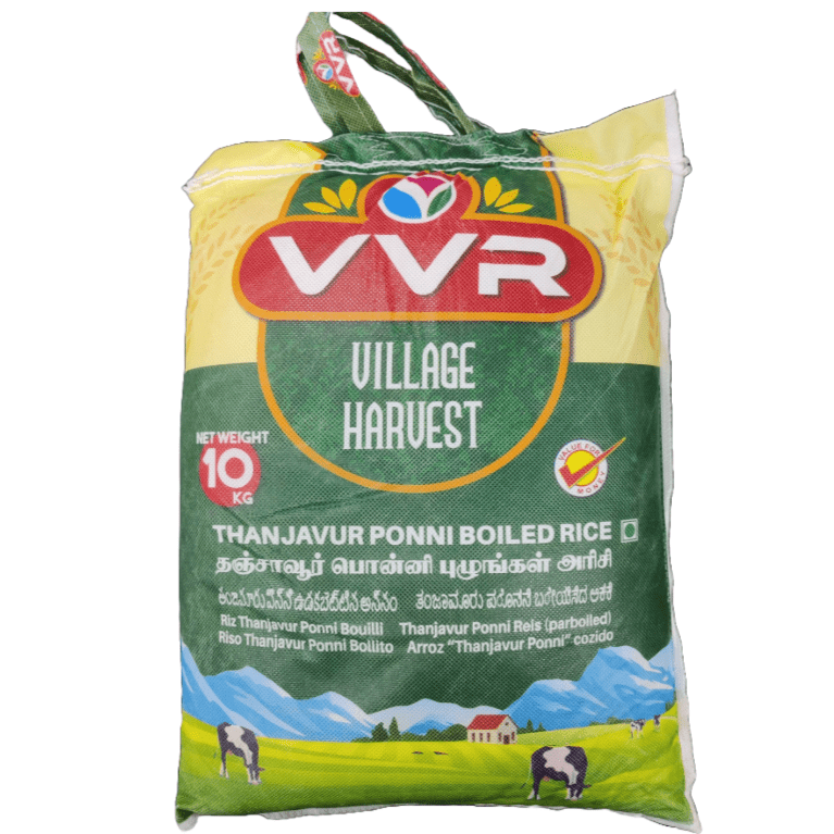 VVR VILLAGE HARVEST THANJAVUR PONNI BOILED RICE - 10KG - VVR