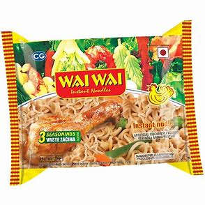 WAI WAI INSTANT NOODLES CHICKEN FLAVORED - 75G - WAI WAI