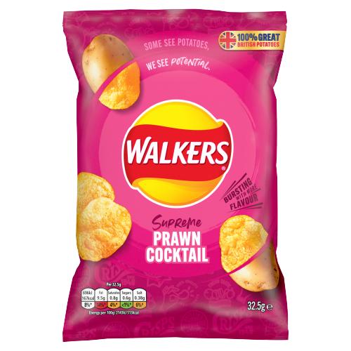 WALKERS PRAWN COCKTAIL - 32.5G - WALKERS