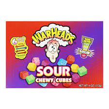 WARHEADS CHEWY CUBES - 113G - WARHEADS