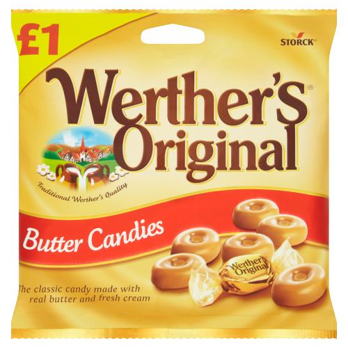 WERTHERS ORIGINAL BUTTER CANDIES - 110G - WERTHERS