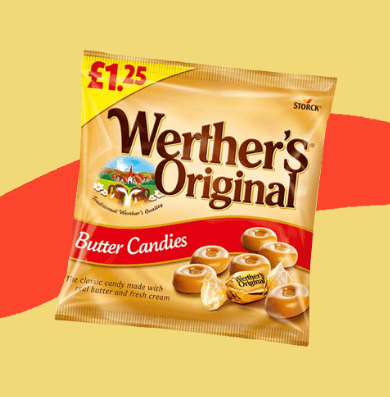 WERTHER'S ORIGINAL BUTTER CANDIES - 110G - WERTHER'S