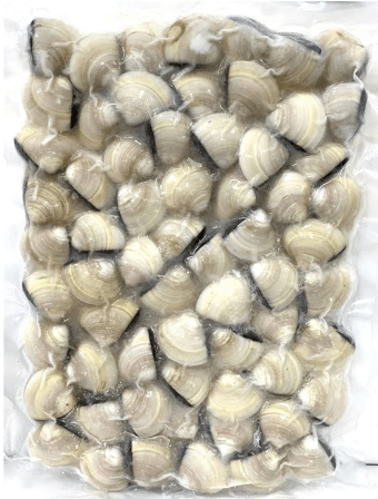 WHITE CLAMS COOKED WHOLE CLAMS - 1KG - Branded