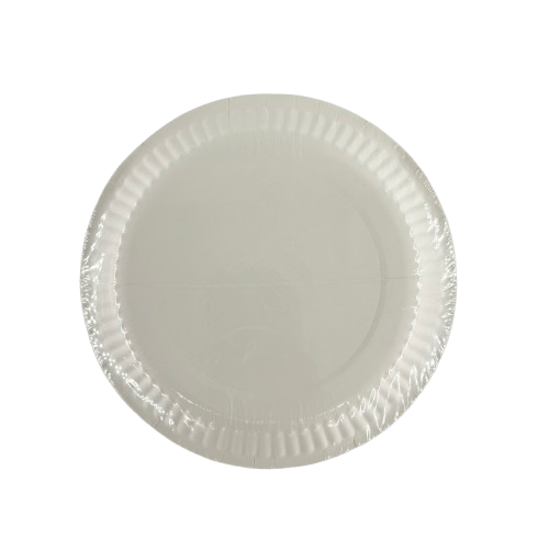 WHITE PAPER PLATES 18CM - 35PACK - PPS