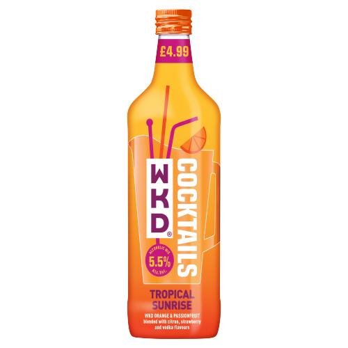 WKD TROPICAL SUNRISE - 70CL - WKD