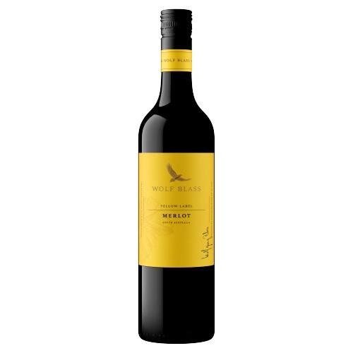 WOLF BLASS YELLOW MERLOT - 75CL - WOLF BLASS