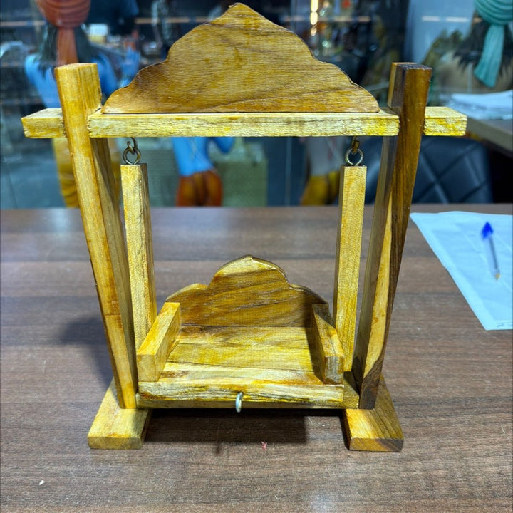 Wooden Plain Jhula Swing - No1 - ALLI BHAVAN