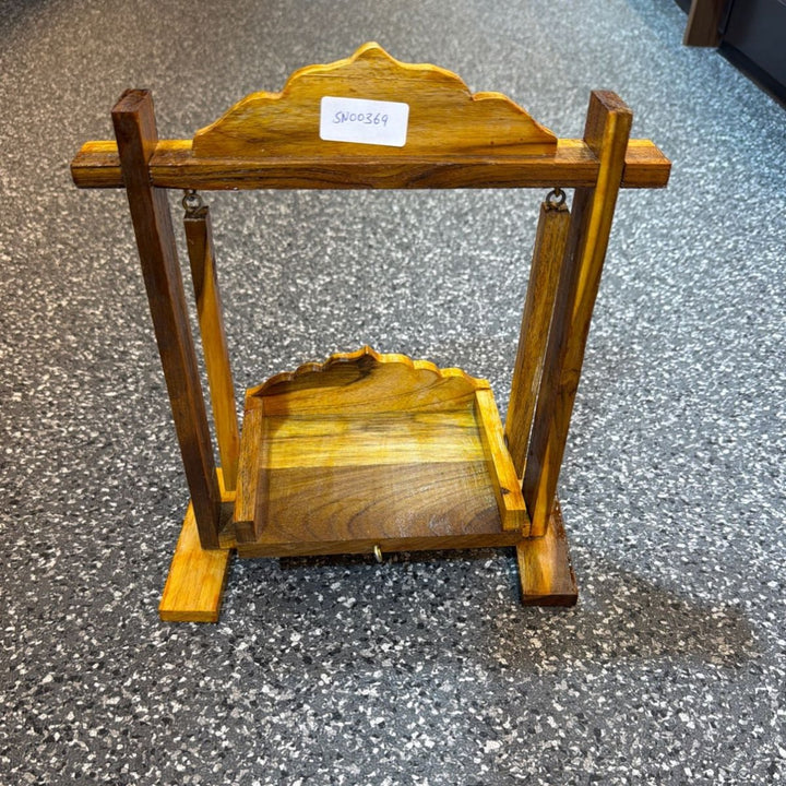 Wooden Plain Jhula Swing - No3 - ALLI BHAVAN