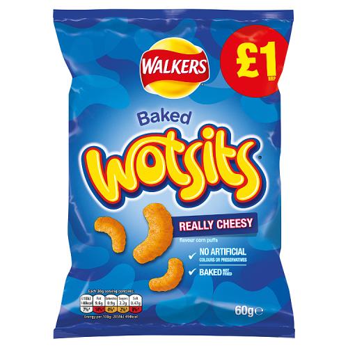 WOTSITS CHEESE - 60G - WOTSITS