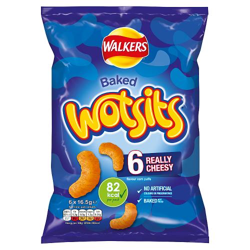 WOTSITS CHEESE 6PK - 16.5G - WOTSITS