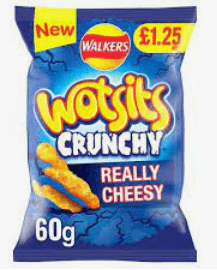 WOTSITS CRUNCHY CHEESE - 60G - WOTSITS