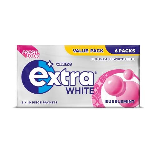 WRIGLEY EXTRA BUBBLEMINT - 84G - WRIGLEY