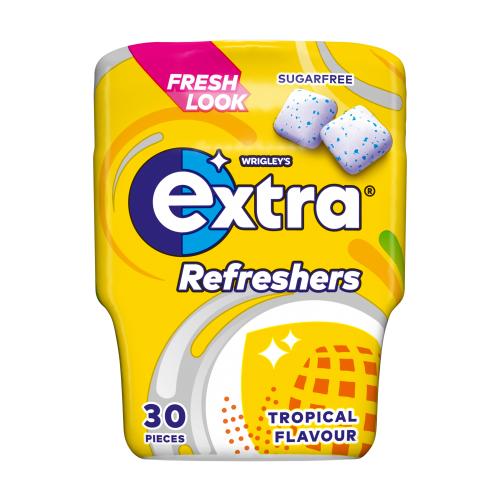 WRIGLEY EXTRA REFRESHERS TROPICAL - 30PCE - WRIGLEY