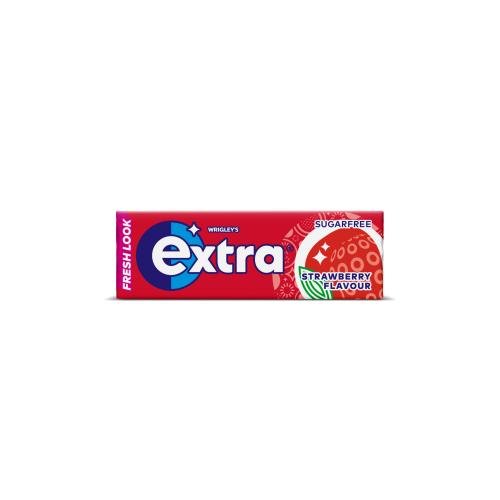 WRIGLEY EXTRA SUGAR FREE STRAWBERRY - 10PCE - WRIGLEY