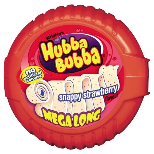 WRIGLEY HUBBA BUBBA TAPE STRAWBERRY - 1S - WRIGLEY