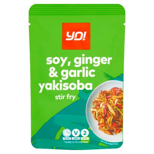 YO! SOY GINGER & GARLIC YAKISOBA - 100G - YO!