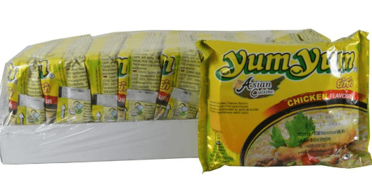 YUM YUM ASIAN CUISINE CHICKEN FLAVOUR NOODLES - 60G - YUM YUM