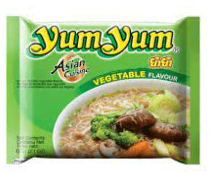 YUM YUM ASIAN CUISINE VEGETABLE FLAVOUR NOODLES - 5X60G - YUM YUM