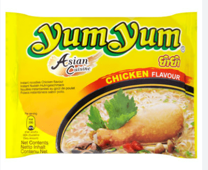 YUM YUM CHICKEN NOODLES - 60G 5PACK - YUM YUM