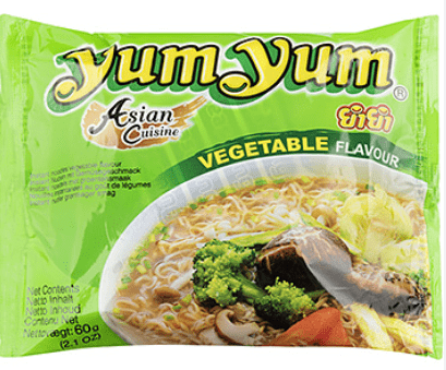 YUM YUM VEGETABLE NOODLES 60G - YUM YUM