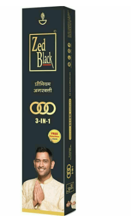 ZED BLACK AGARBATTI ZB 3 - IN - 1 - EACH BOX - Branded