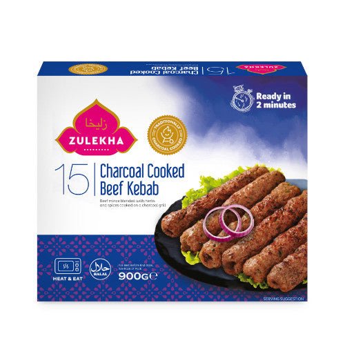 ZULEKHA BEEF CHARCOAL KEBAB - 900G - ZULEKHA