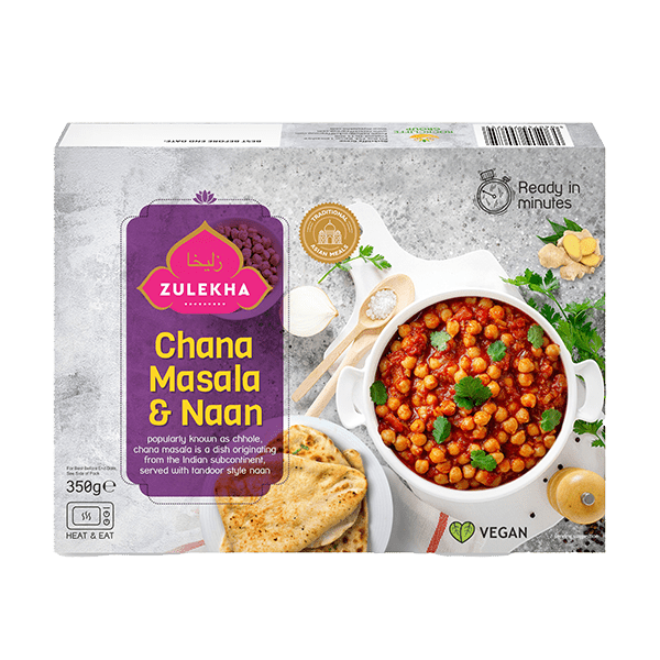 ZULEKHA CHANA MASALA & NAAN - 350G - ZULEKHA