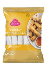 ZULEKHA CHICKEN SPRING ROLL 50PCS - 1.6KG - ZULEKHA