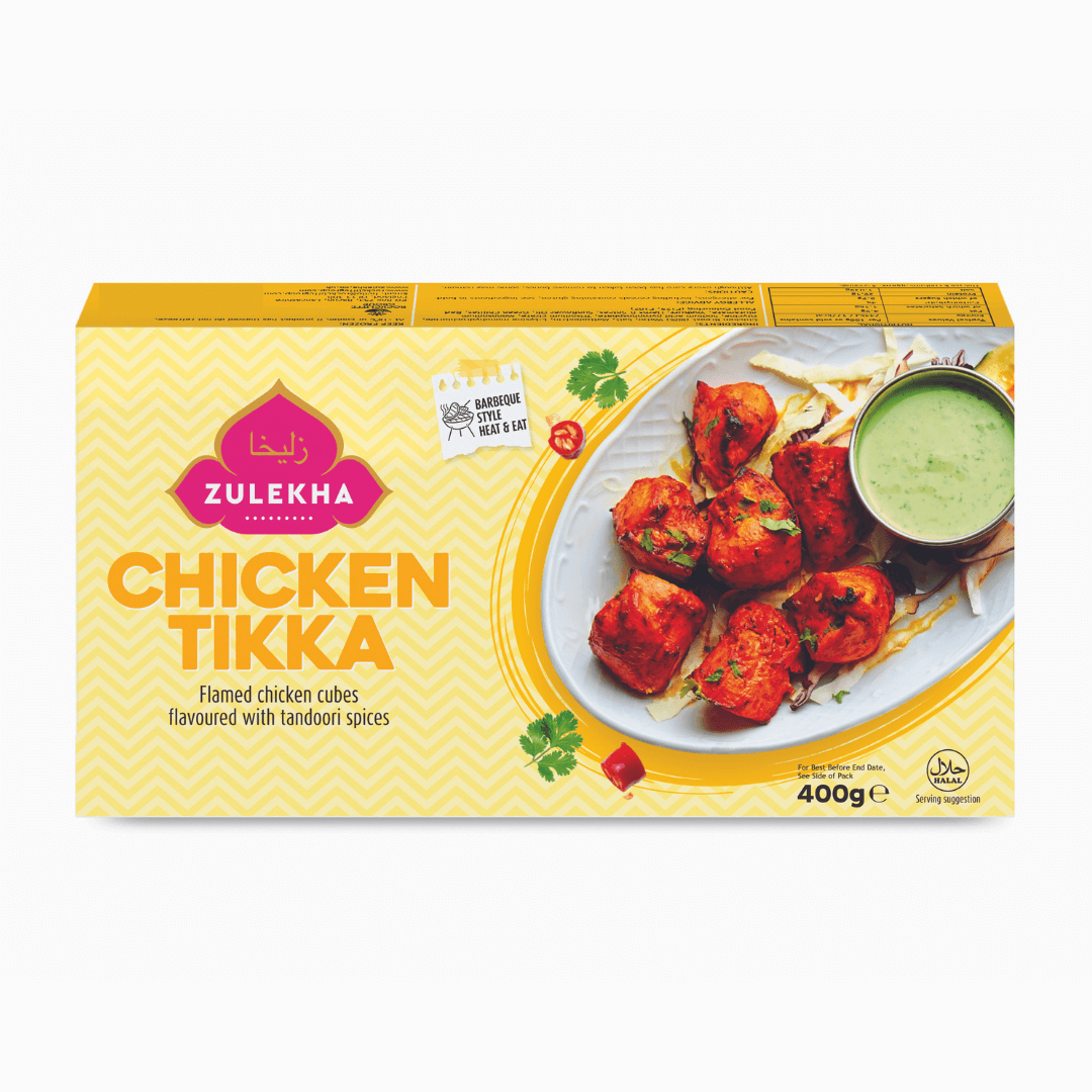 ZULEKHA CHICKEN TIKKA HEAT & EAT - 400G - ZULEKHA