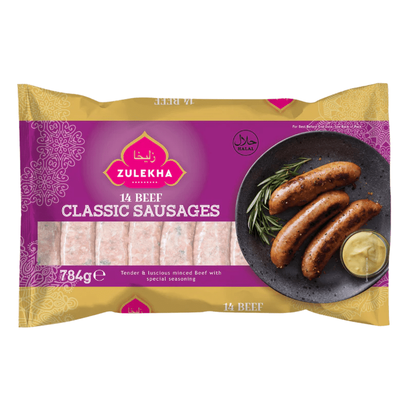 ZULEKHA CLASSIC BEEF SAUSAGE - 784G - ZULEKHA