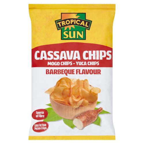 TROPICAL SUN BBQ CASSAVA CHIPS - 80G