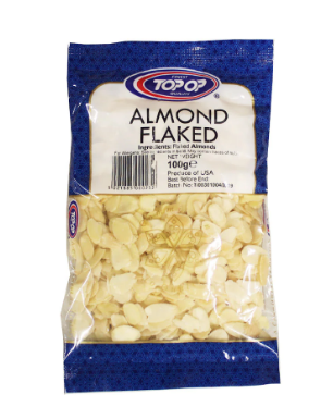 TOP-OP ALMONDS FLAKED - 100G