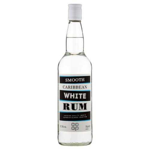 CO OP SMOOTH WHITE RUM - 70CL