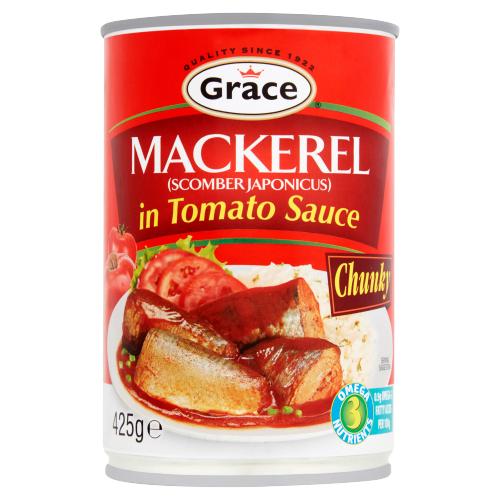 GRACE MACKEREL IN TOMATO - 425G