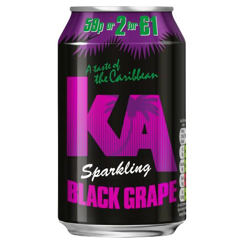 KA SPARKLING BLACK GRAPE - 330ML