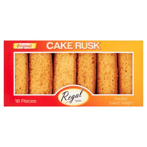 REGAL ORIG CAKE RUSK 18PK - 440G