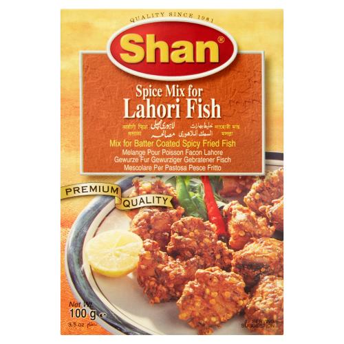 SHAN LAHORI FISH RECIPE & SEASONING MIX - 100G