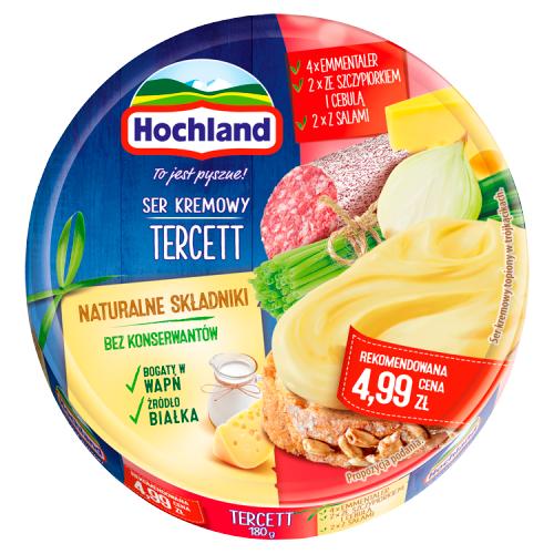 HOCHLAND SOFT CHEESE TERCETT - 180G